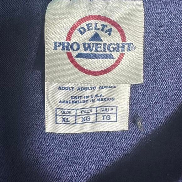 Vintage Y2K NASCAR AOP Tee Mens XL Navy Blue Red Racing All Over Print Shirt - Picture 4 of 4